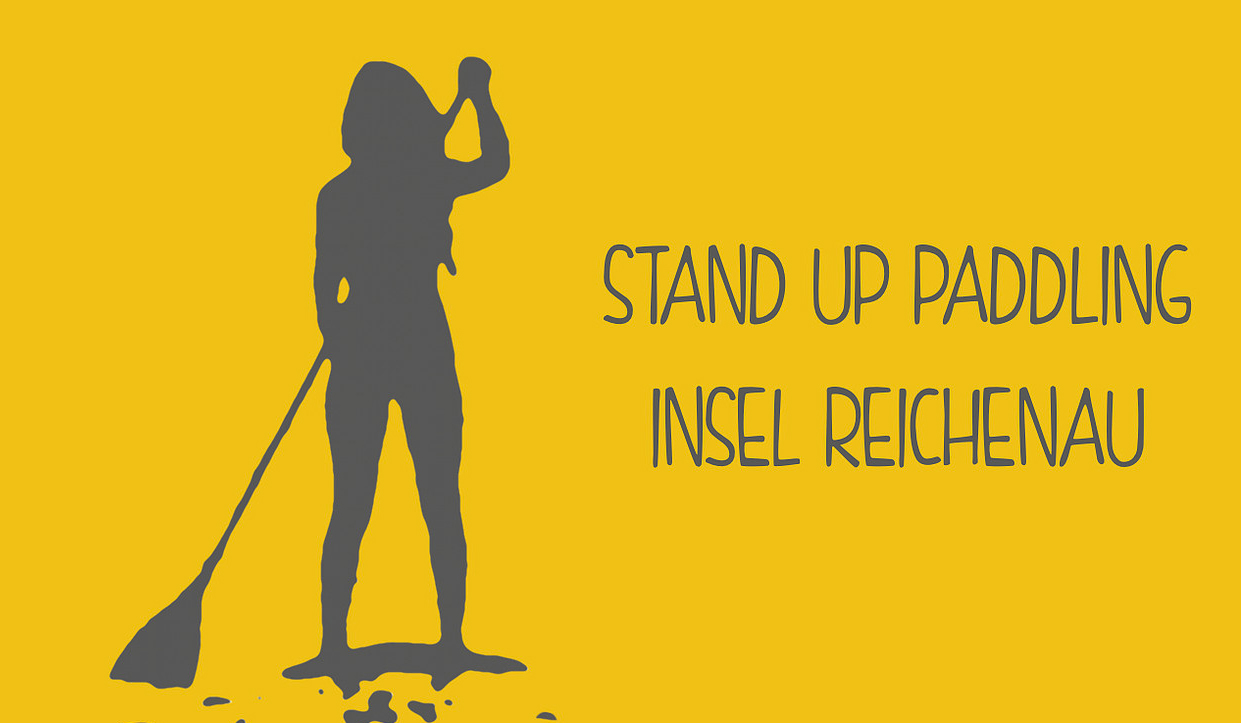 Stand Up Paddling island of Reichenau